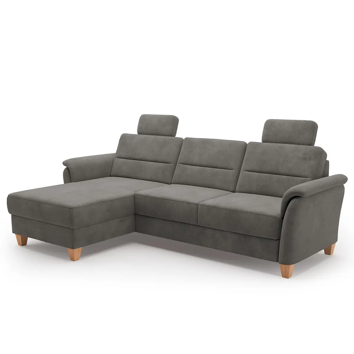 Fredriks Ecksofa mit Longchair Palila | Braun