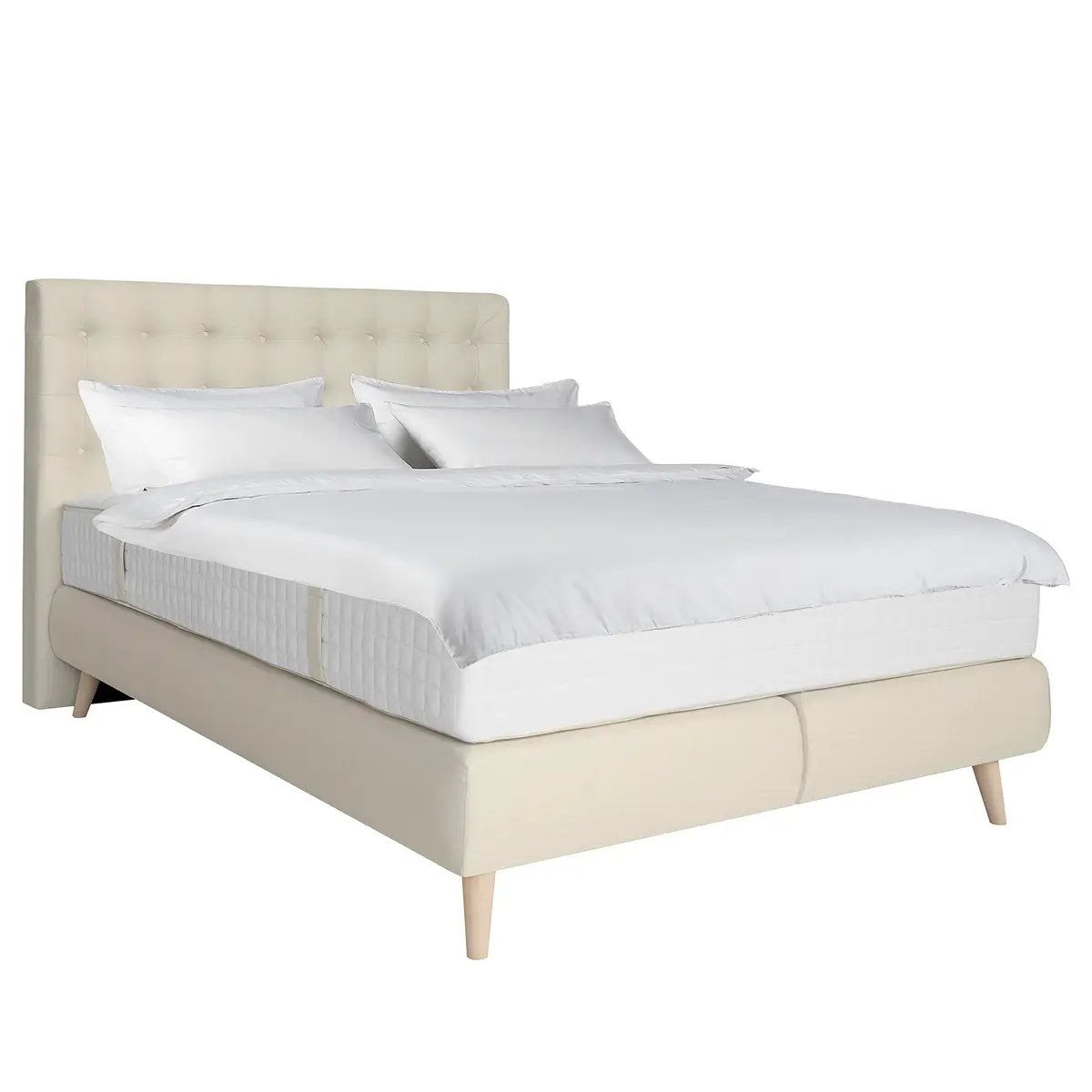Boxspringbett Shucks | Beige