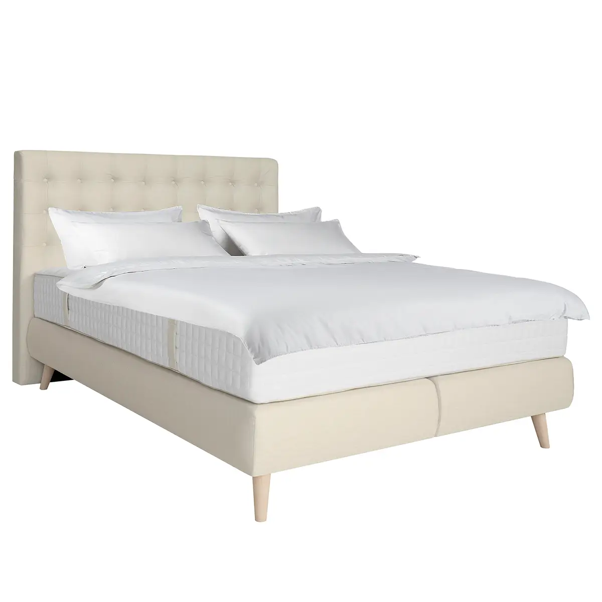 Boxspringbett Shucks | Beige