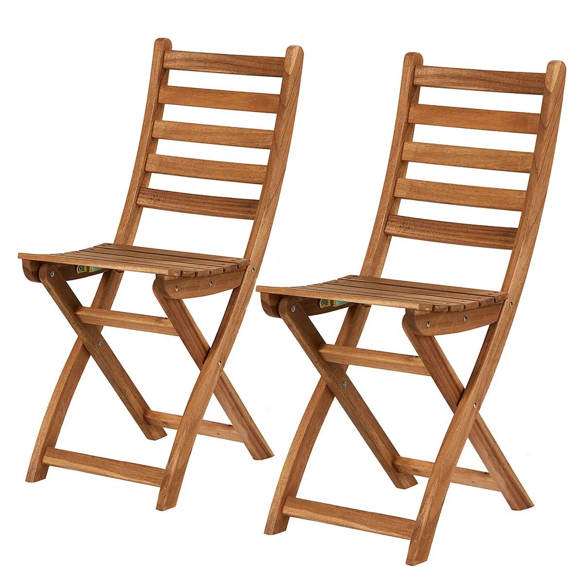 Gartenstuhl LODGE 2er-Set | Braun