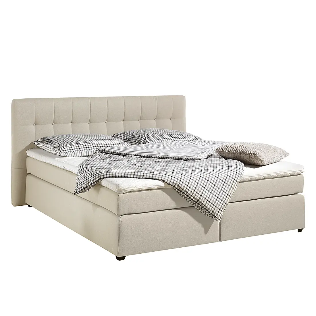 Boxspringbett Jean | Beige