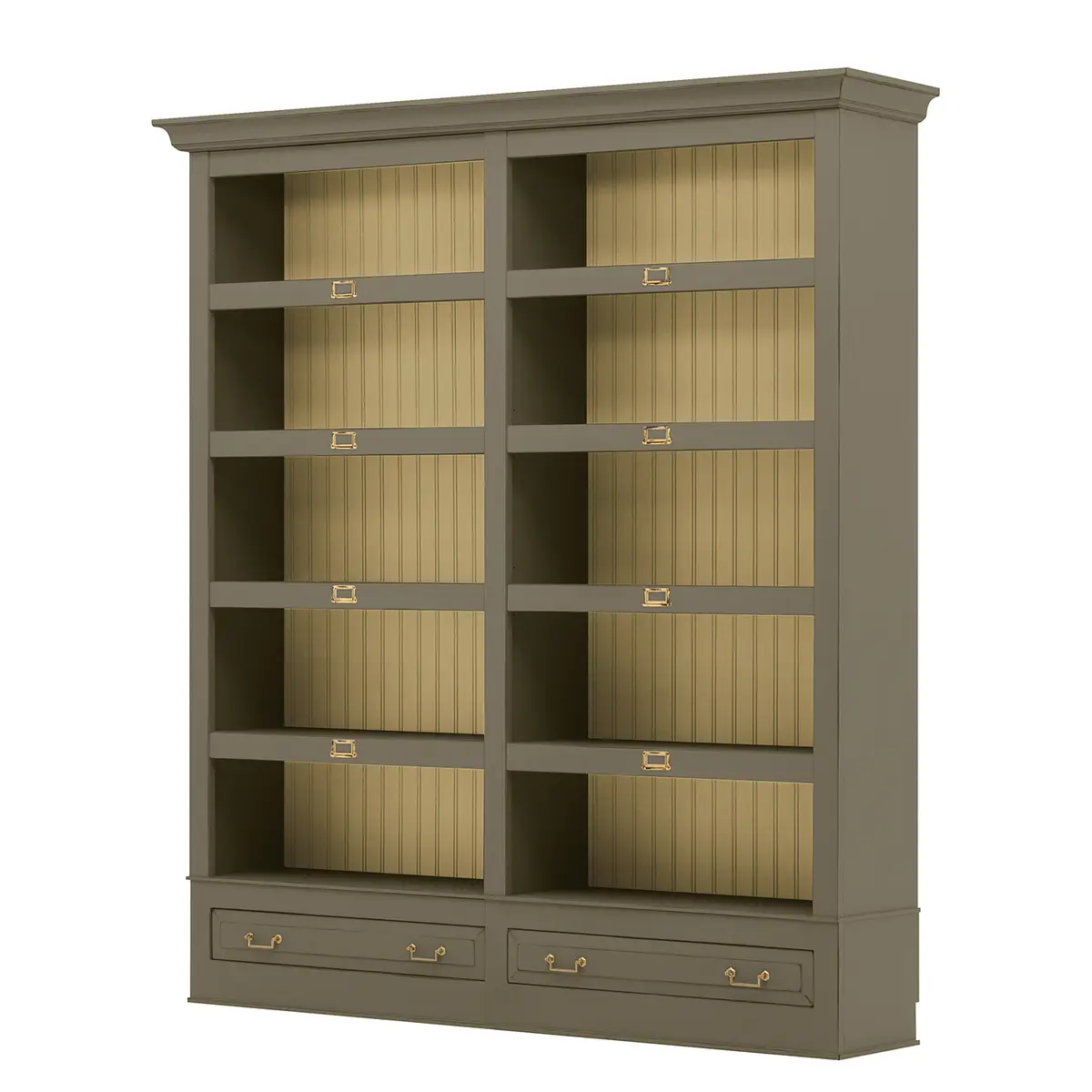 Bücherregal Azjana | Grau