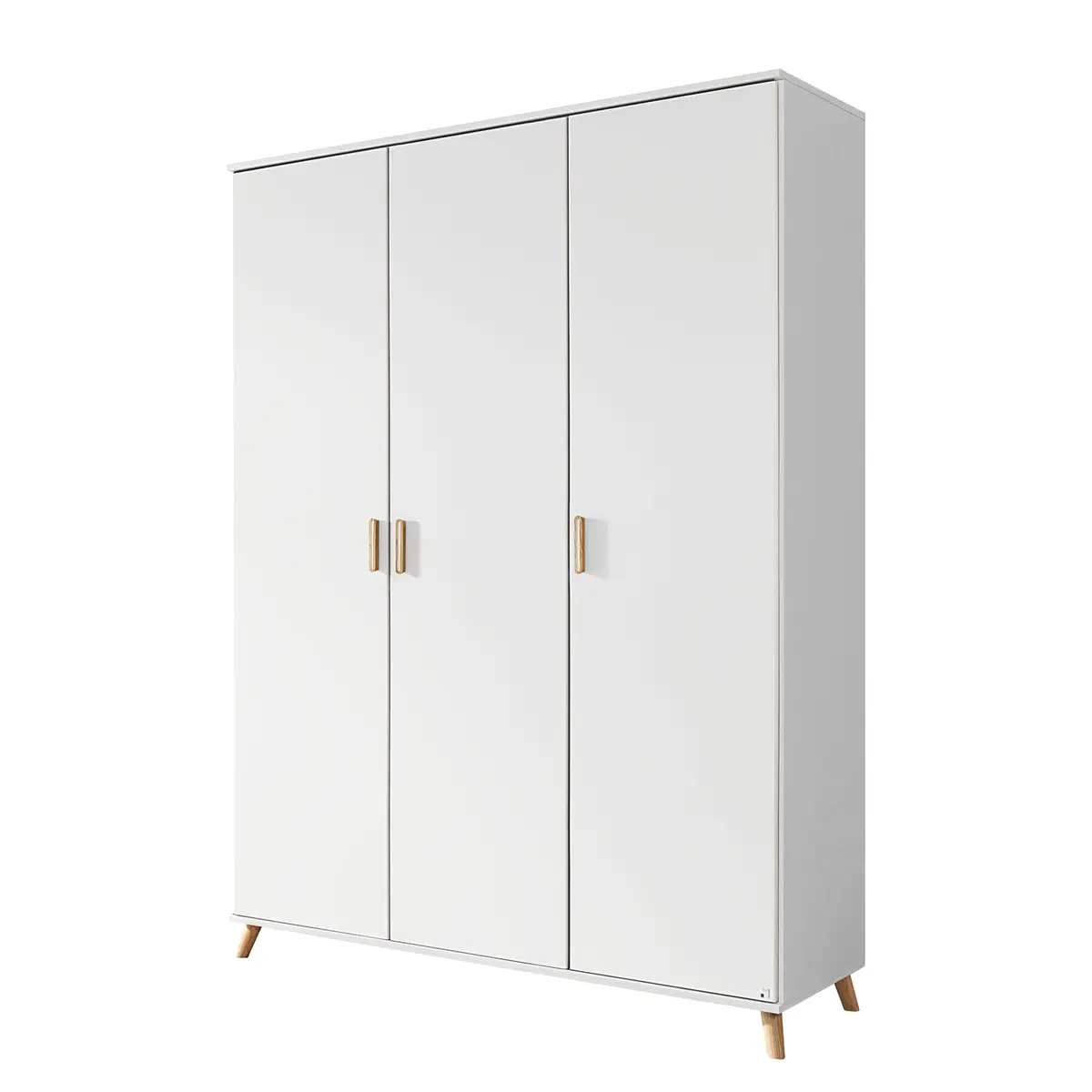 Drehtürenschrank Falun | Weiß