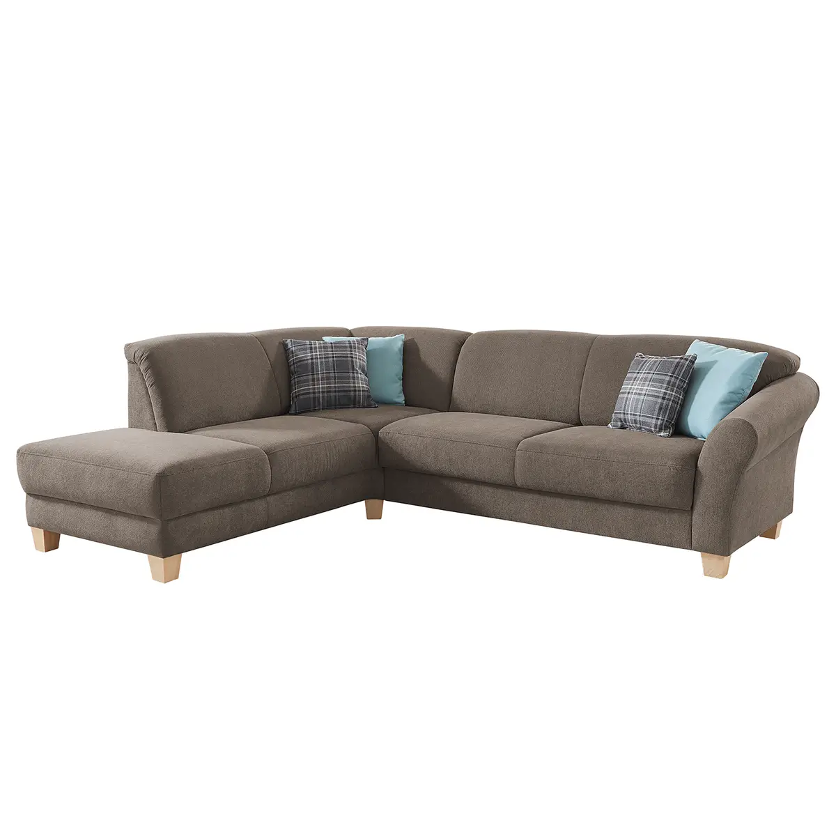 Ecksofa | Braun
