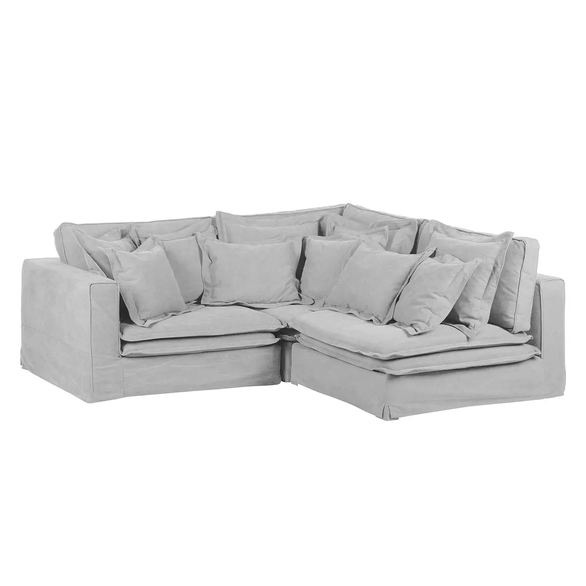Ecksofa Beach | Grau