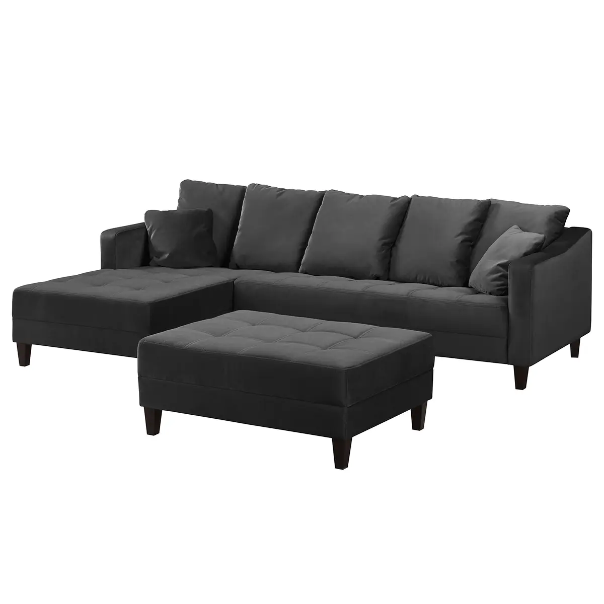 Ecksofa Elnora | Grau