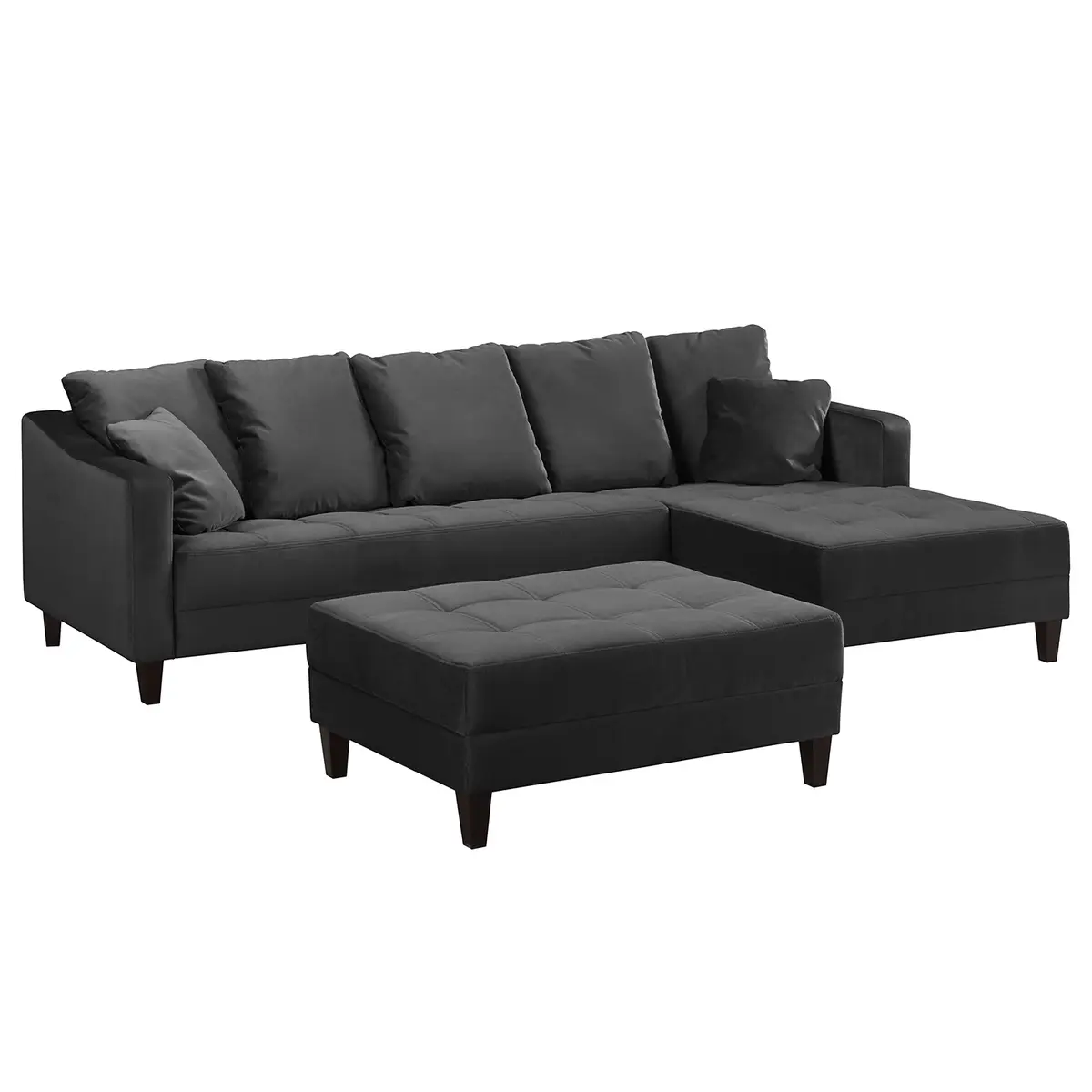 Ecksofa Elnora | Grau