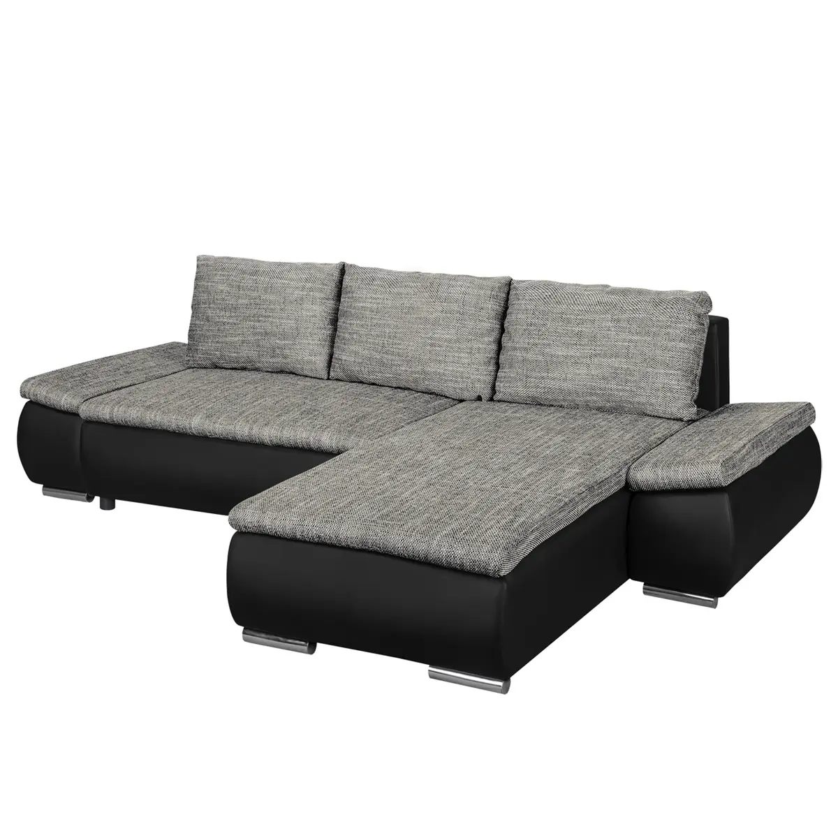 Ecksofa Laza | Schwarz