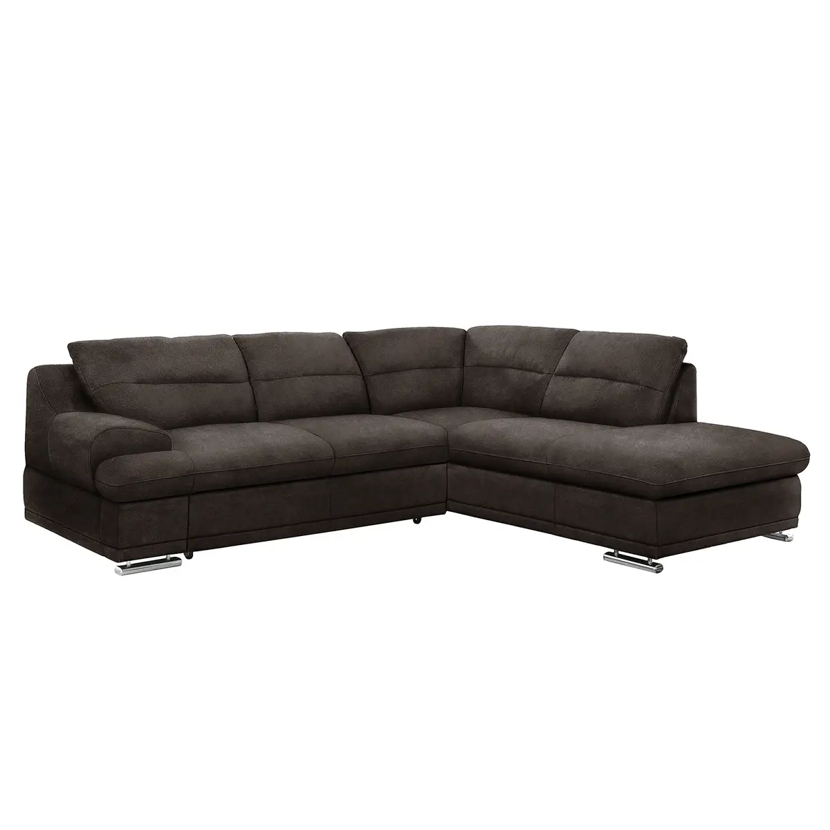 Ecksofa Rollin | Braun