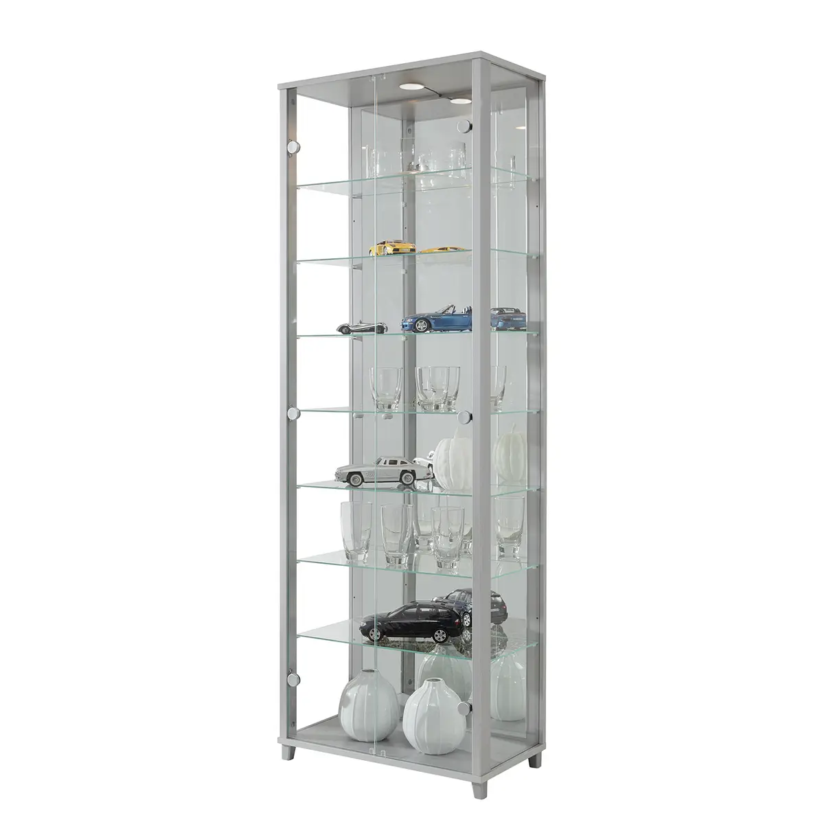 Vitrinenschrank Exhibit IV | Grau