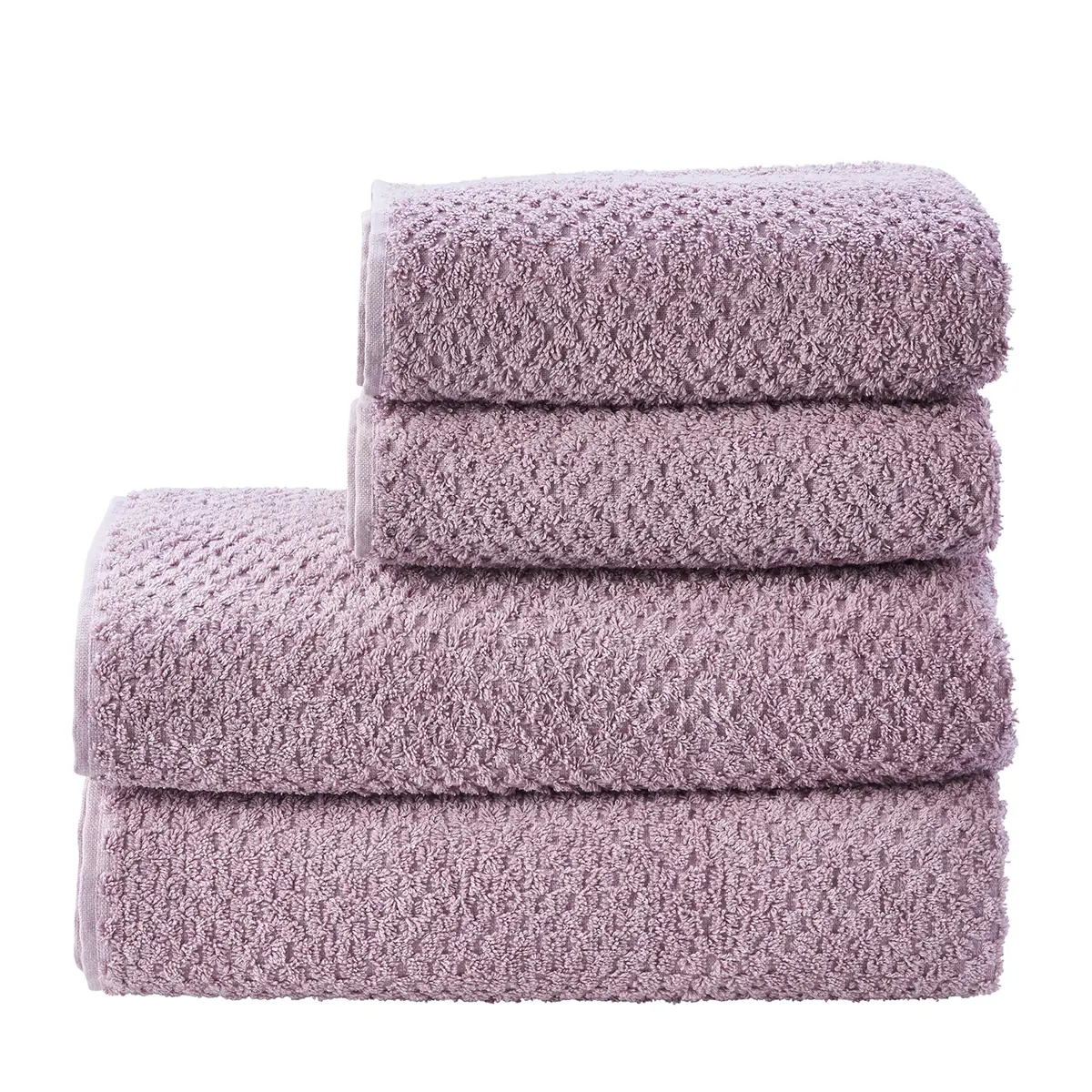 Handtuchset Prov Honeycomb II 4-teilig | Mehrfarbig