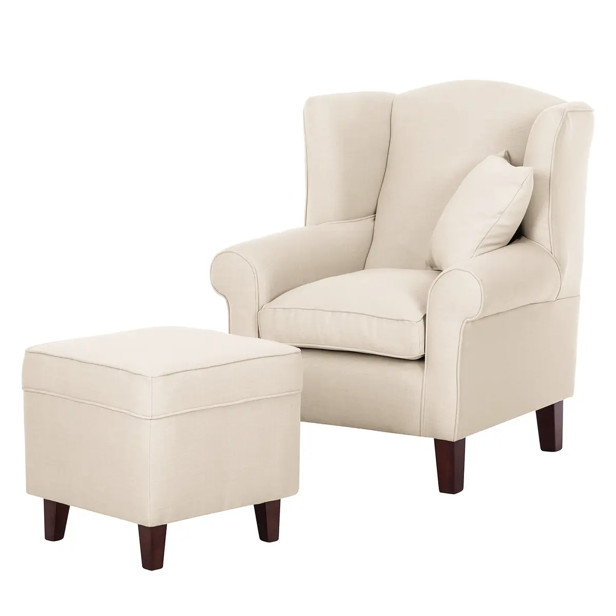 Ohrensessel Tuala | Beige