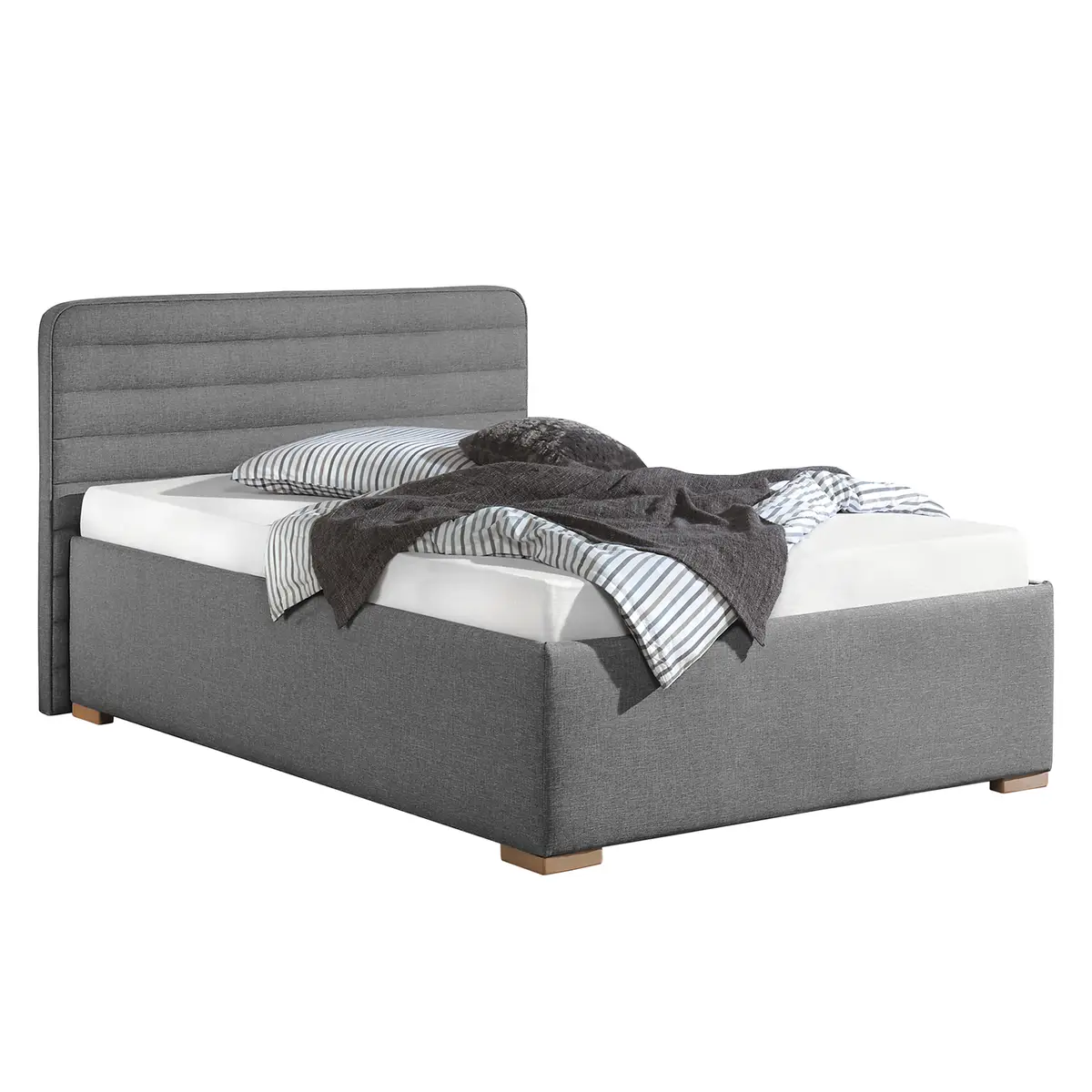 Polsterbett Vitaby | Grau