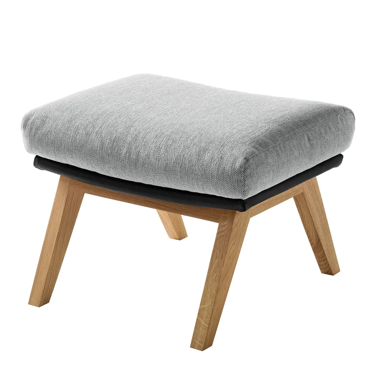 Hocker mit Holzfüßen | Mehrfarbig
