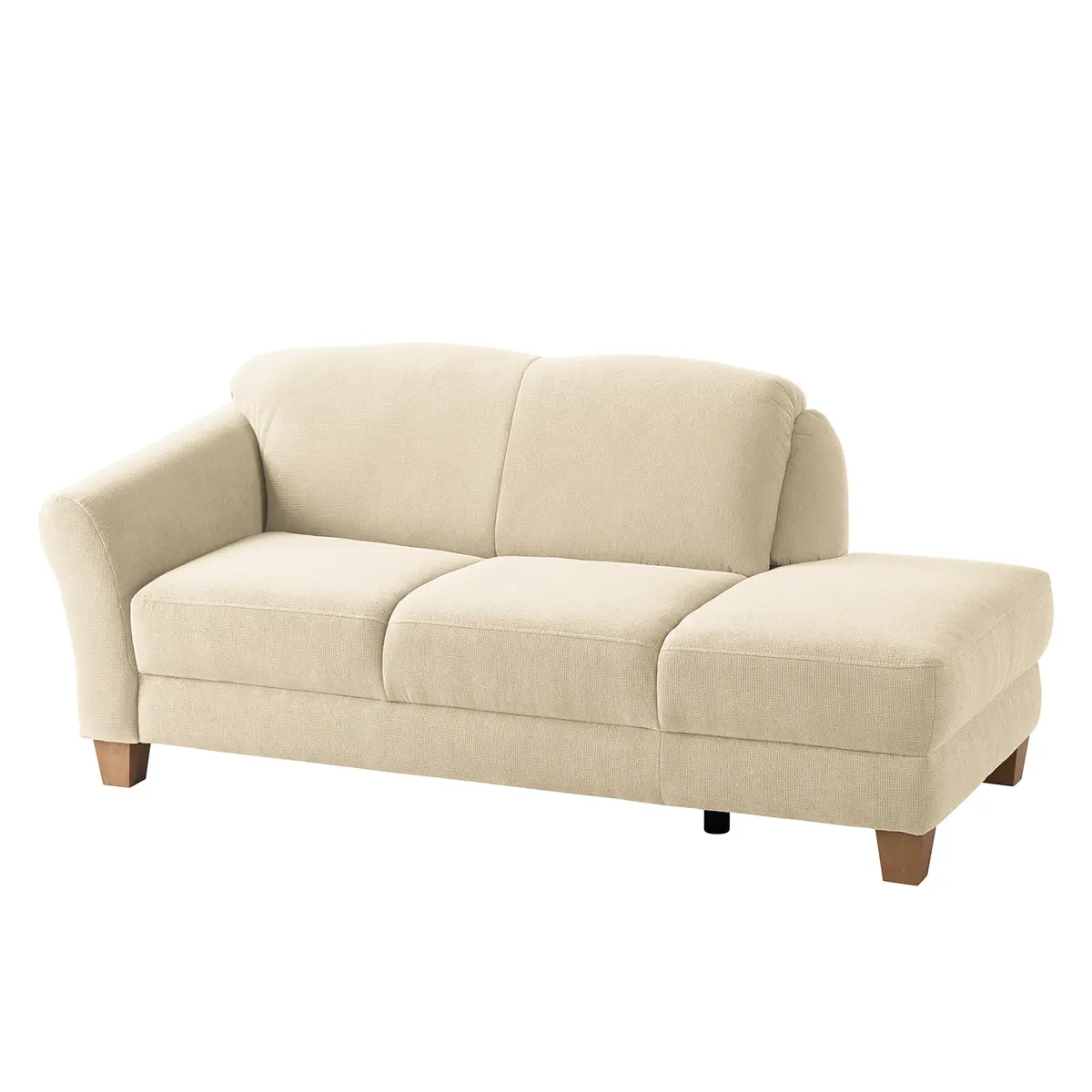 Recamiere Webstoff Beige/Creme | Beige