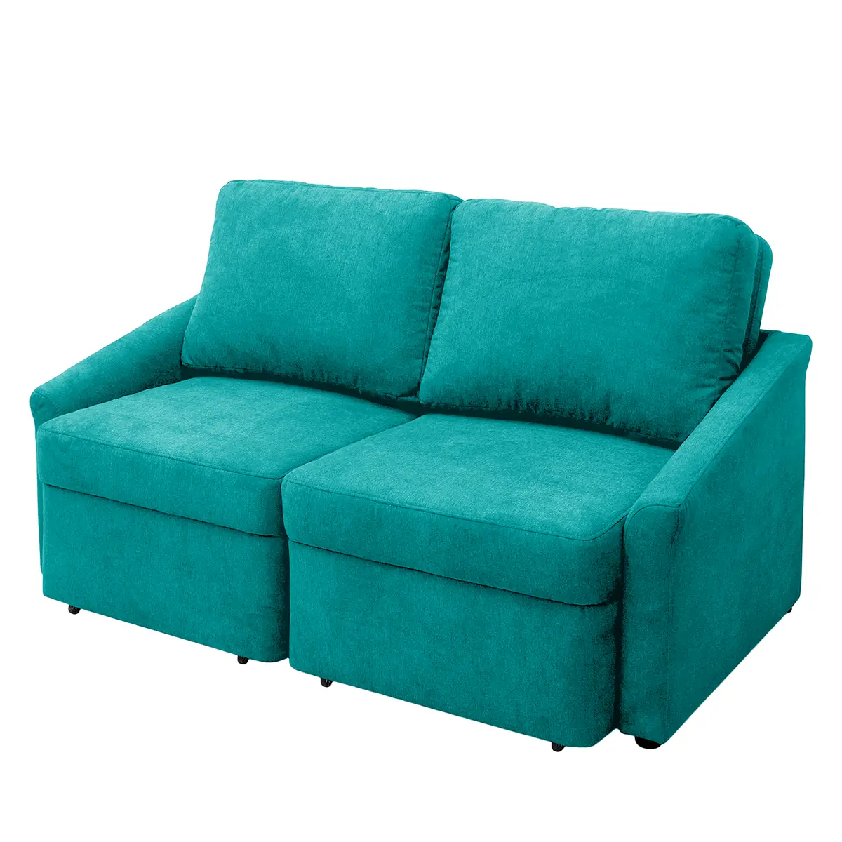 Boxspring-Schlafsofa Befasy | Türkis