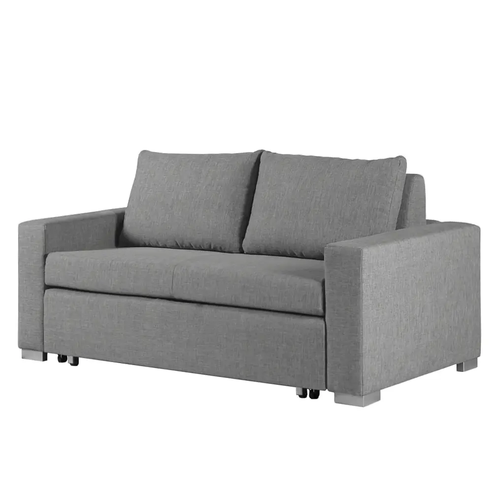 Schlafsofa Basic Grau/Grau Stoff Doran 173cm | Grau