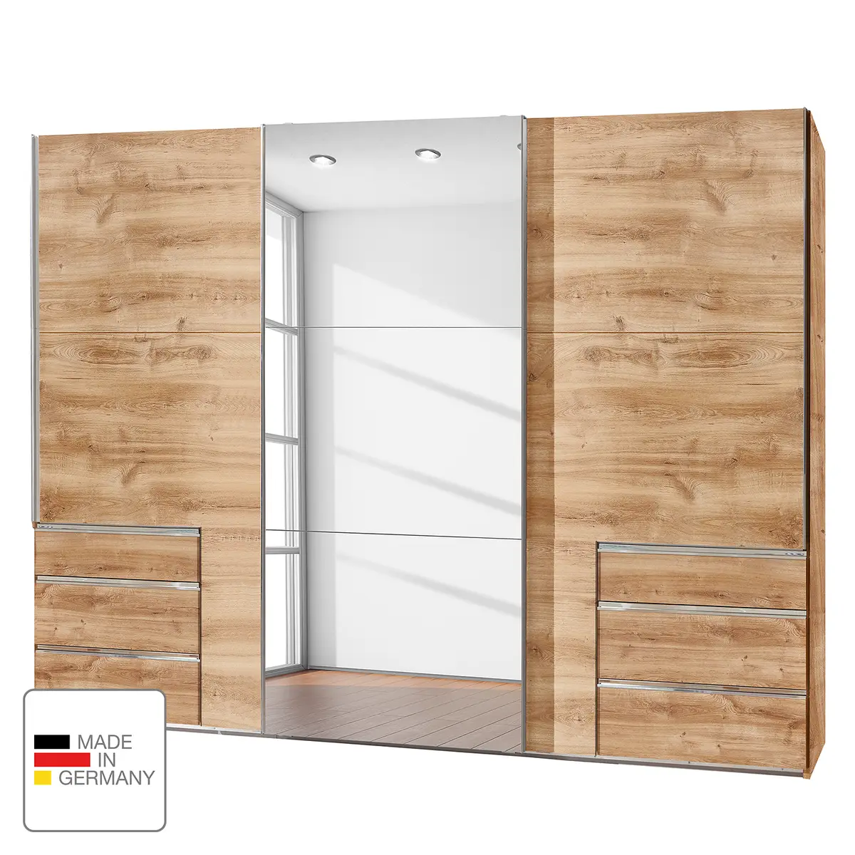 Schwebetürenschrank Level 36A | Beige