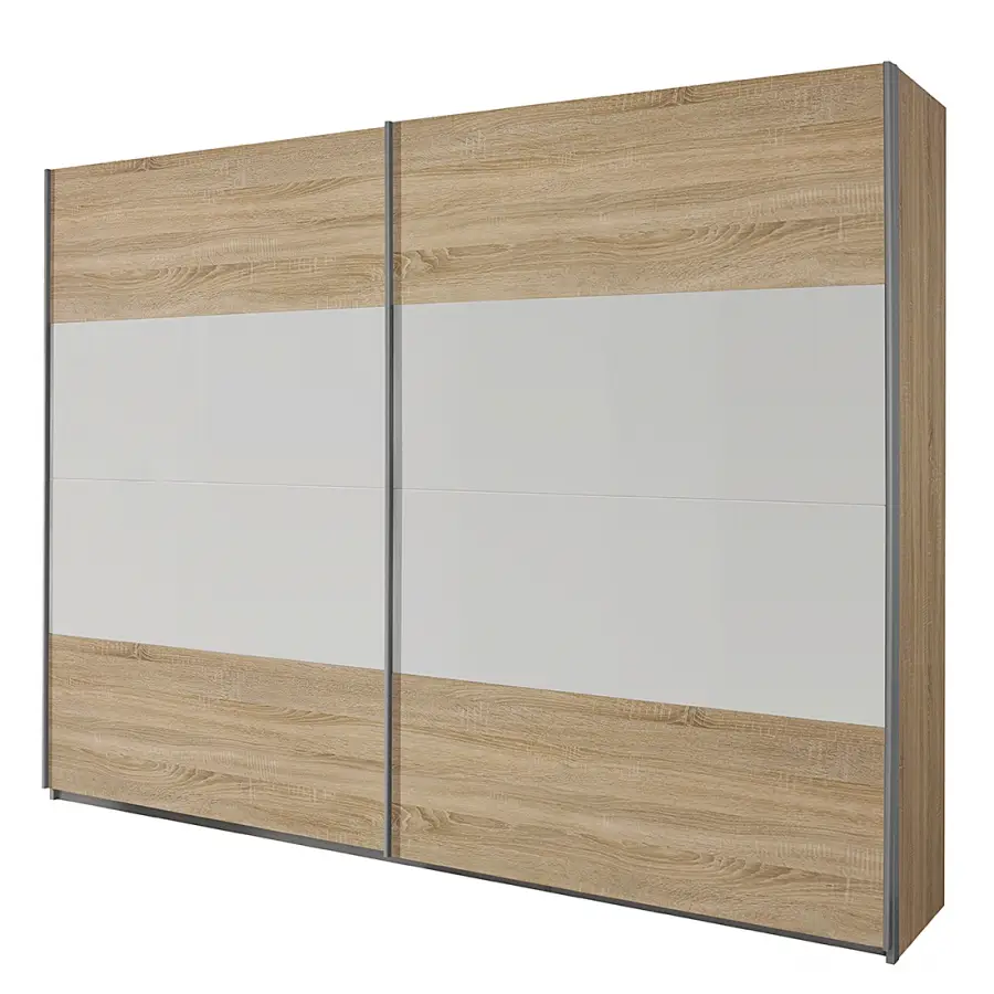 Schwebetürenschrank Quadra | Beige