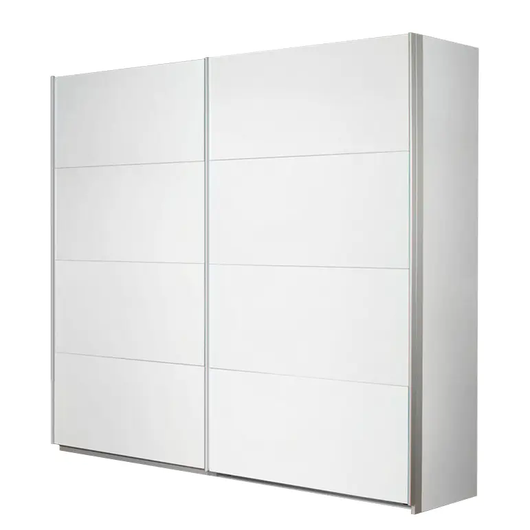 Schwebetürenschrank II 181 x 210cm Weiß/Alpinweiß | Weiß