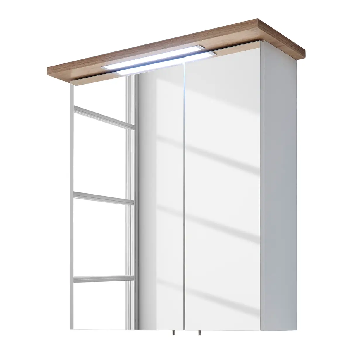 Spiegelschrank 60cm Weiß | Weiß