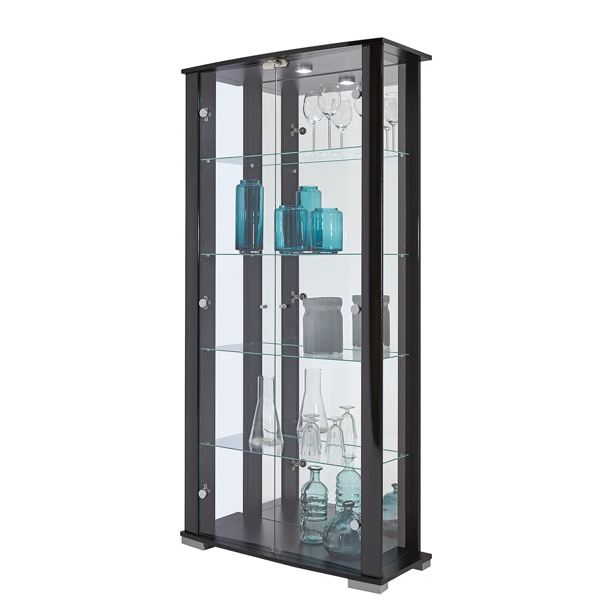 Vitrine Nysa | Schwarz