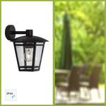 Buitenwandlamp Riley Lantern III Zwart