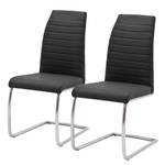 Lot de 2 chaises cantilever Levittown I Anthracite