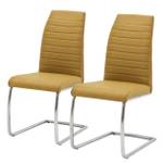 Sledestoelen Levittown I (2-delige set) Kerriegeel