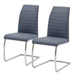 Lot de 2 chaises cantilever Levittown I Bleu Gris