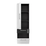 Armoire-colonne tare Anthracite - Blanc