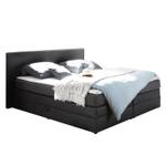 Boxspring Ariton Zwart - Kunstleer - Textiel - 200 x 103 x 209 cm