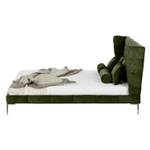 Gestoffeerd bed Neo fluweel Antiek groen - 180 x 200cm