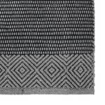 Tapis Carvoeira Coton / Noir / Gris - 140 x 200 cm