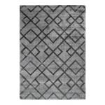 Laagpolig vloerkleed Luxury III textiel - lichtgrijs/antracietkleurig - 120 x 170 cm