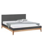 Bed LINDHOLM - hoogte 96 cm Grijs - 140 x 200cm