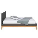 Bed LINDHOLM - hoogte 96 cm Grijs - 140 x 200cm