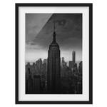 Afbeelding New York Rockefeller View I deels massief grenenhout - zwart - 30 x 40 cm