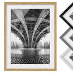 Tableau déco Under The Iron Bridge IV Partiellement en chêne massif - Chêne - 40 x 55 cm