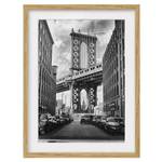 Bild Manhattan Bridge in America IV Eiche teilmassiv - Eiche - 30 x 40 cm