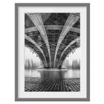 Afbeelding Under The Iron Bridge III deels massief grenenhout - grijs - 50 x 70 cm