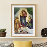 Bild Die Sixtinische Madonna IV Eiche teilmassiv - Eiche - 30 x 40 cm