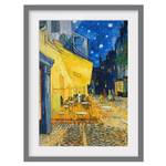 Bild Café-Terrasse in Arles III Kiefer teilmassiv - Grau - 30 x 40 cm