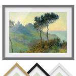 Impression d’art Varengeville III Partiellement en pin massif - Gris - 70 x 50 cm