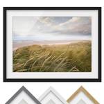 Impression d’art rêve de dunes I Pin massif - Noir - 70 x 50 cm