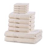 Set di asciugamani Arina (10 pezzi) Cotone - Ecrù
