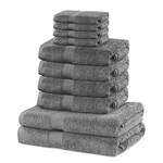 Serviettes de toilette Arina (lot de 10) Gris