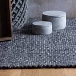 Tapis en laine My Eskil Laine / Viscose - 120 x 170 cm - Anthracite - Anthracite - 120 x 170 cm