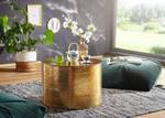 Couchtisch Alzenau Aluminium - Gold - Gold