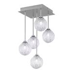 Plafondlamp Womble Grijs - Metaal - Metaal - 22 x 47 x 22 cm